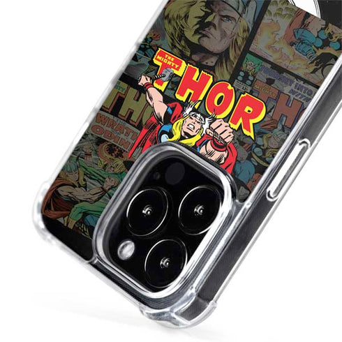 Marvel Classic Comics The Mighty Thor Vintage iPhone 15 Pro MagSafe Case